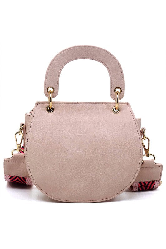 Fashion Flap Saddle Satchel Crossbody Bag in 4 Colors
