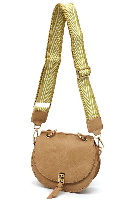 Fashion Flap Saddle Satchel Crossbody Bag in 4 Colors
