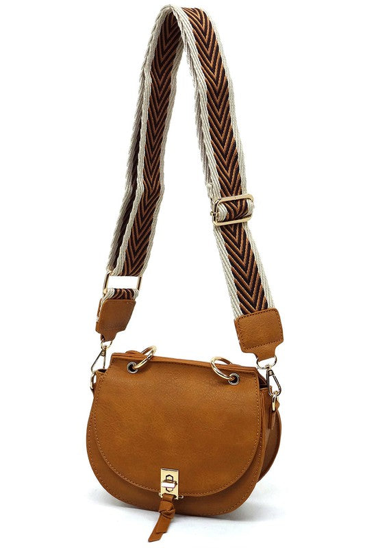Fashion Flap Saddle Satchel Crossbody Bag in 4 Colors