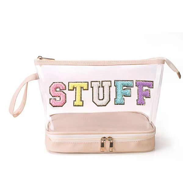STUFF Make up Cosmetic Bag Travel Organizer Case in 3 Colors