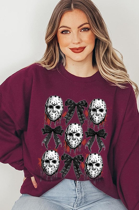 Horror Halloween Graphic Fleece Sweatshirts
