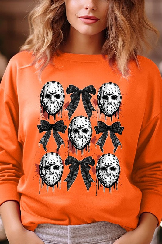 Horror Halloween Graphic Fleece Sweatshirts