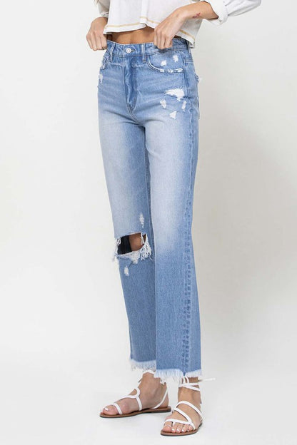 90's Vintage Ankle Flare Jeans from Vervet