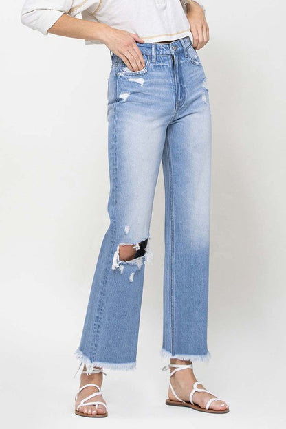 90's Vintage Ankle Flare Jeans from Vervet