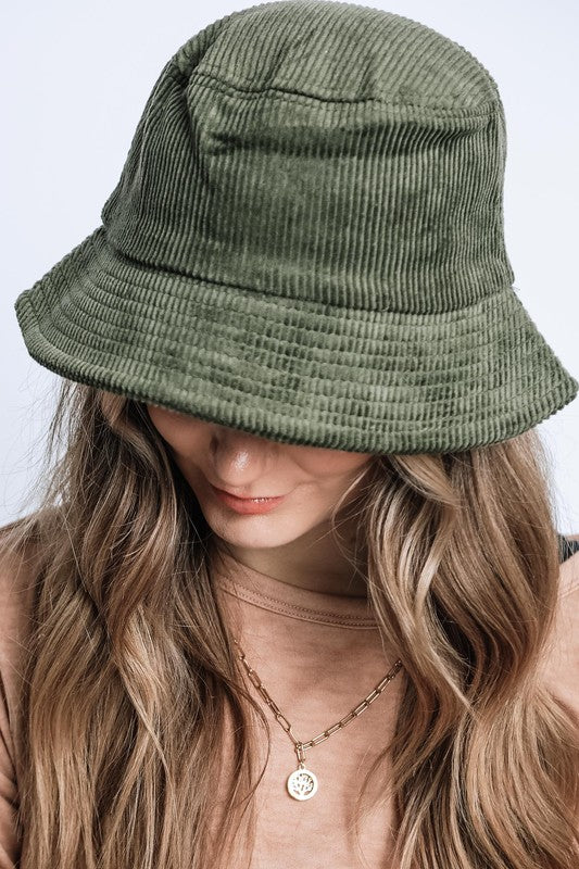 Corduroy Bucket Hat in 11 Colors