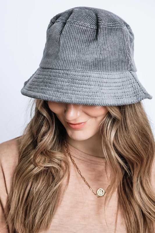 Corduroy Bucket Hat in 11 Colors