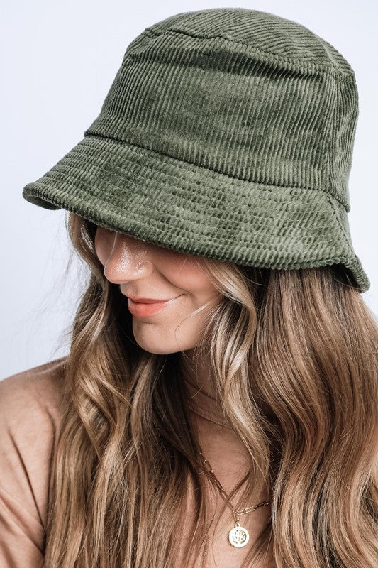 Corduroy Bucket Hat in 11 Colors