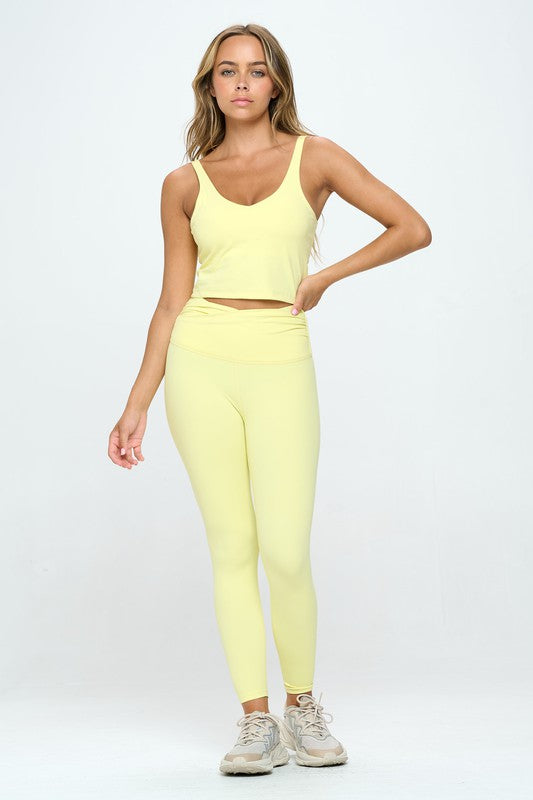 Lulu Align Fabric Dupe Cropped Tank Top