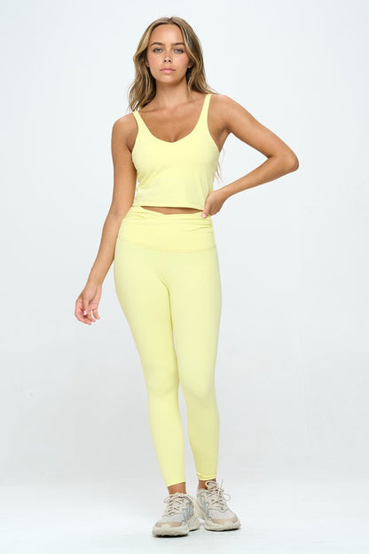 Lulu Align Fabric Dupe Cropped Tank Top