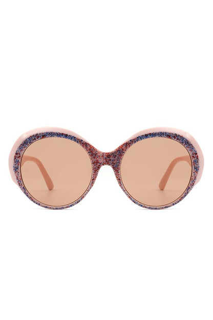 Women Round Oversize Circle Fashion Sunglasses