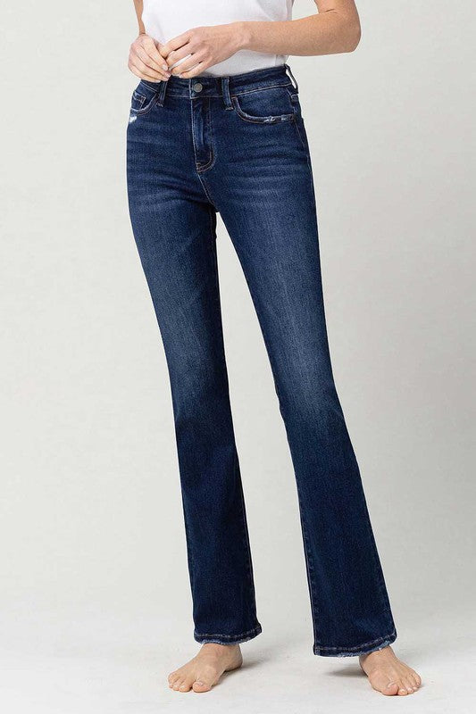 High Rise Slim Bootcut Jeans from Vervet