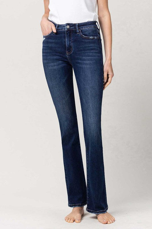 High Rise Slim Bootcut Jeans from Vervet