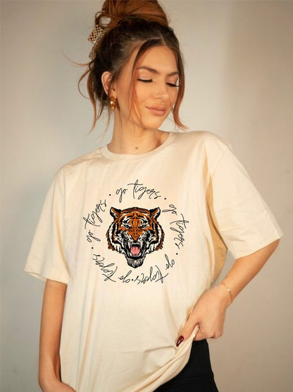 Tiger Circle Softstyle Gameday Graphic Tee