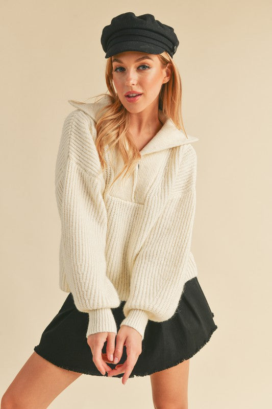 Danae Wide Collar Sweater