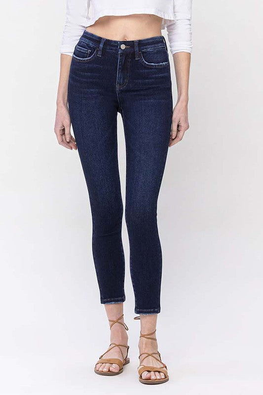 High Rise Ankle Skinny Jeans from Vervet