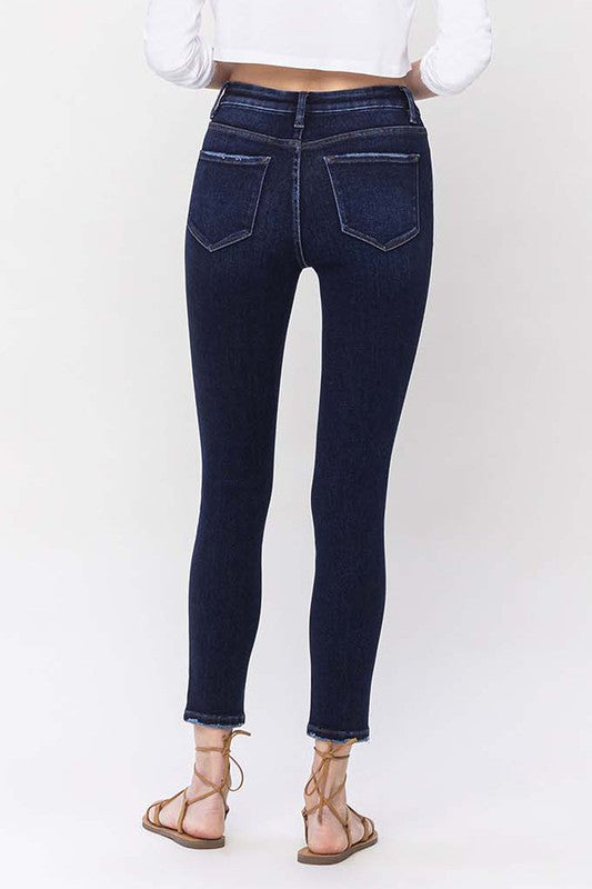 High Rise Ankle Skinny Jeans from Vervet