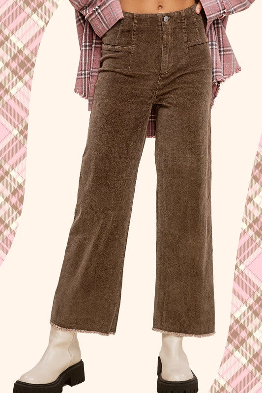 Candice Corduroy Ankle Pants