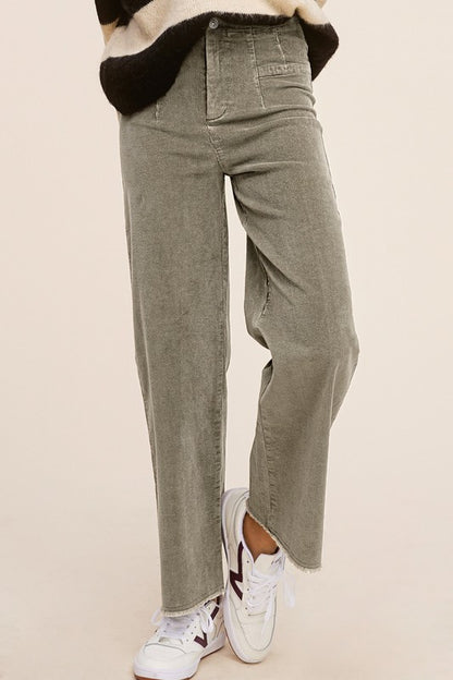 Candice Corduroy Ankle Pants