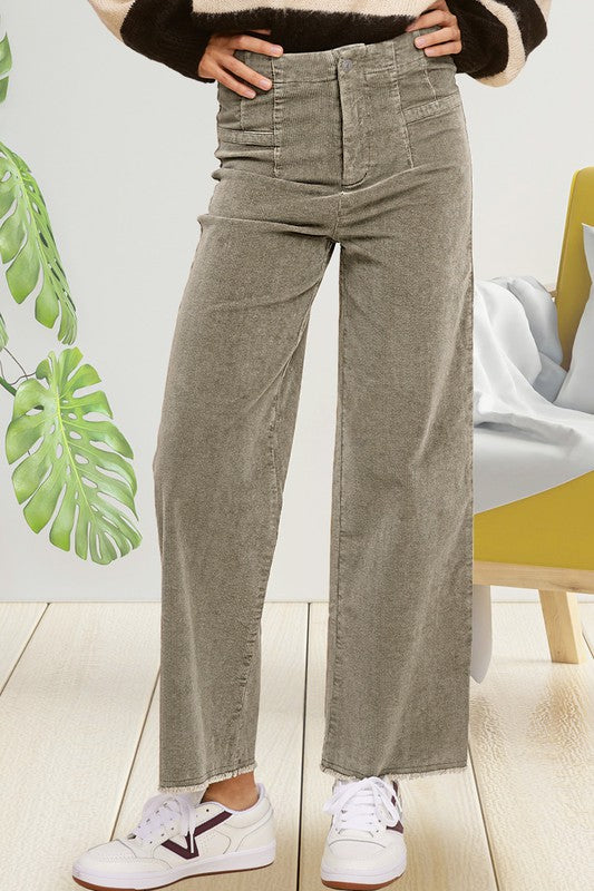 Candice Corduroy Ankle Pants