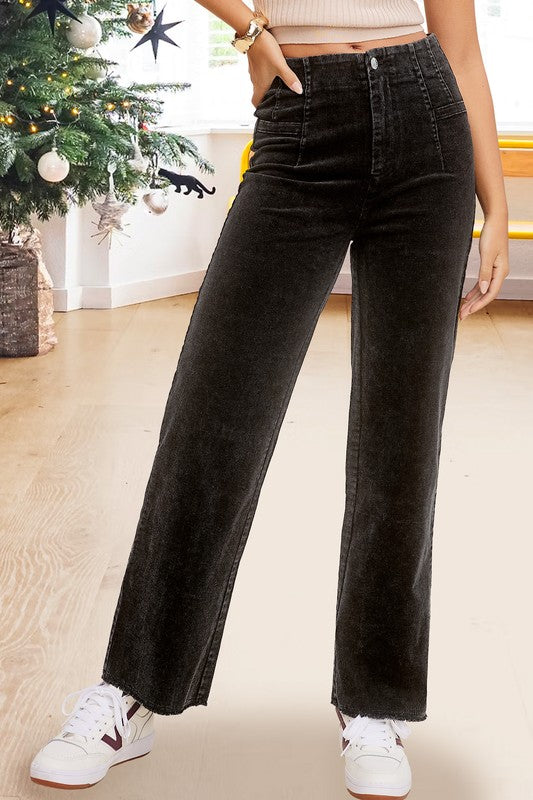 Candice Corduroy Ankle Pants