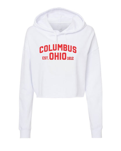 Columbus Ohio State Cropped Hoodie