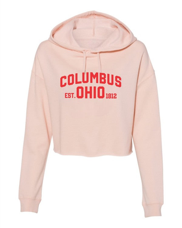 Columbus Ohio State Cropped Hoodie