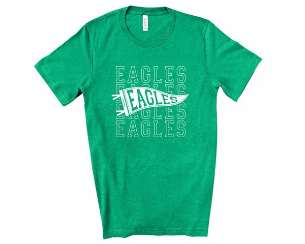 Eagles Pennant Softstyle Gameday Graphic Tee