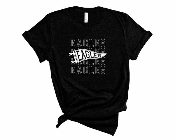 Eagles Pennant Softstyle Gameday Graphic Tee