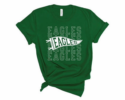 Eagles Pennant Softstyle Gameday Graphic Tee