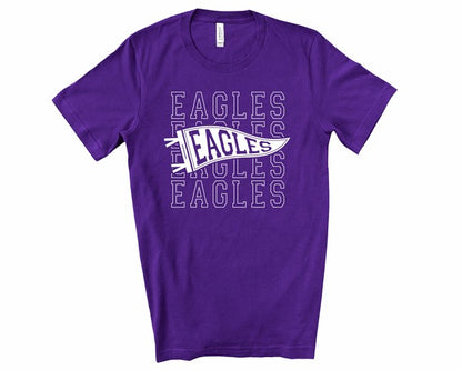 Eagles Pennant Softstyle Gameday Graphic Tee