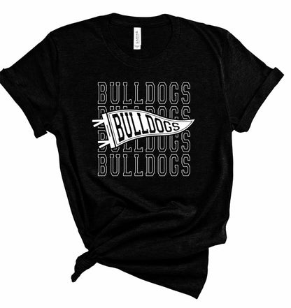 Bulldogs Pennant Softstyle Gameday Graphic Tee