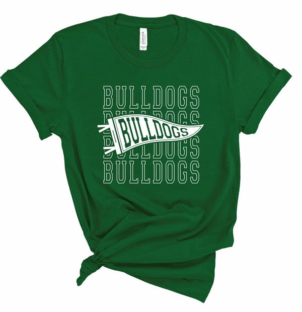 Bulldogs Pennant Softstyle Gameday Graphic Tee