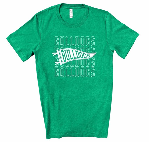 Bulldogs Pennant Softstyle Gameday Graphic Tee