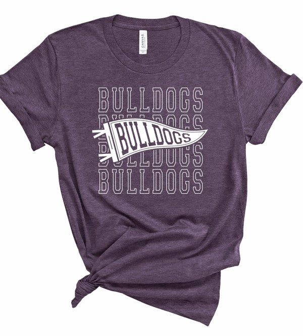 Bulldogs Pennant Softstyle Gameday Graphic Tee