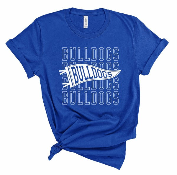 Bulldogs Pennant Softstyle Gameday Graphic Tee