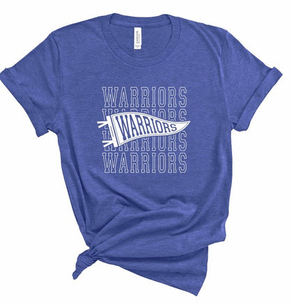 Warriors Pennant Softstyle Gameday Graphic Tee