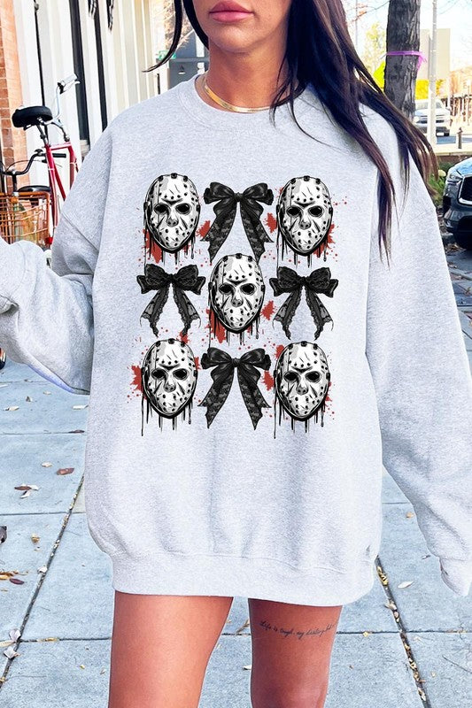 Horror Halloween Graphic Fleece Sweatshirts