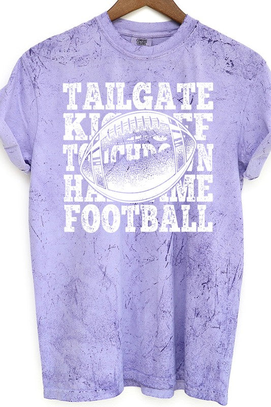 GameDay Tailgate Kickoff Touchdown Color Burst Tee