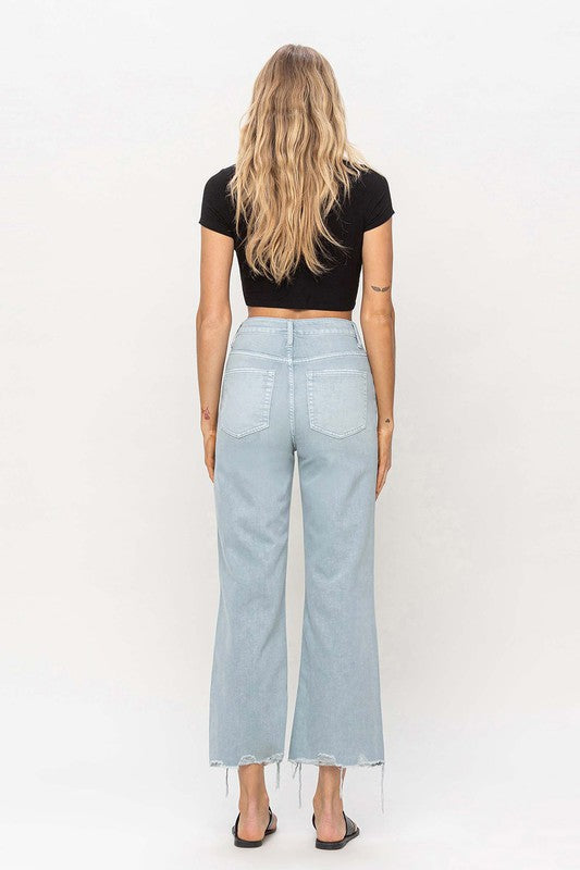 90"s Vintage Crop Flare Jeans from Vervet