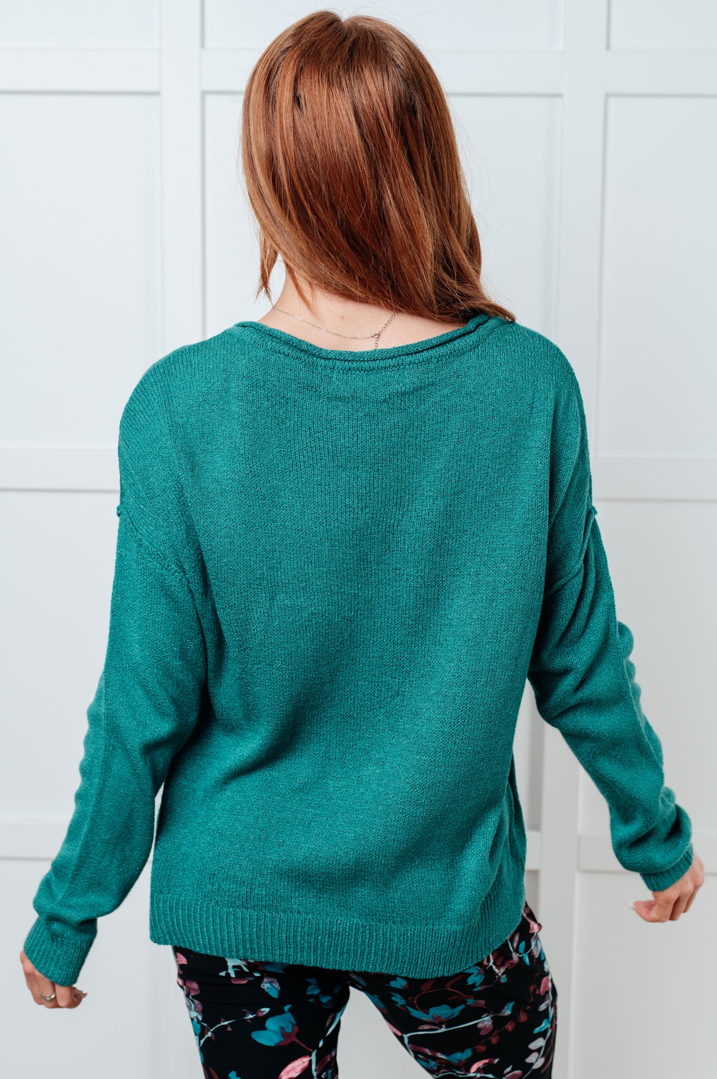 In Stitches Drop Shoulder Sweater