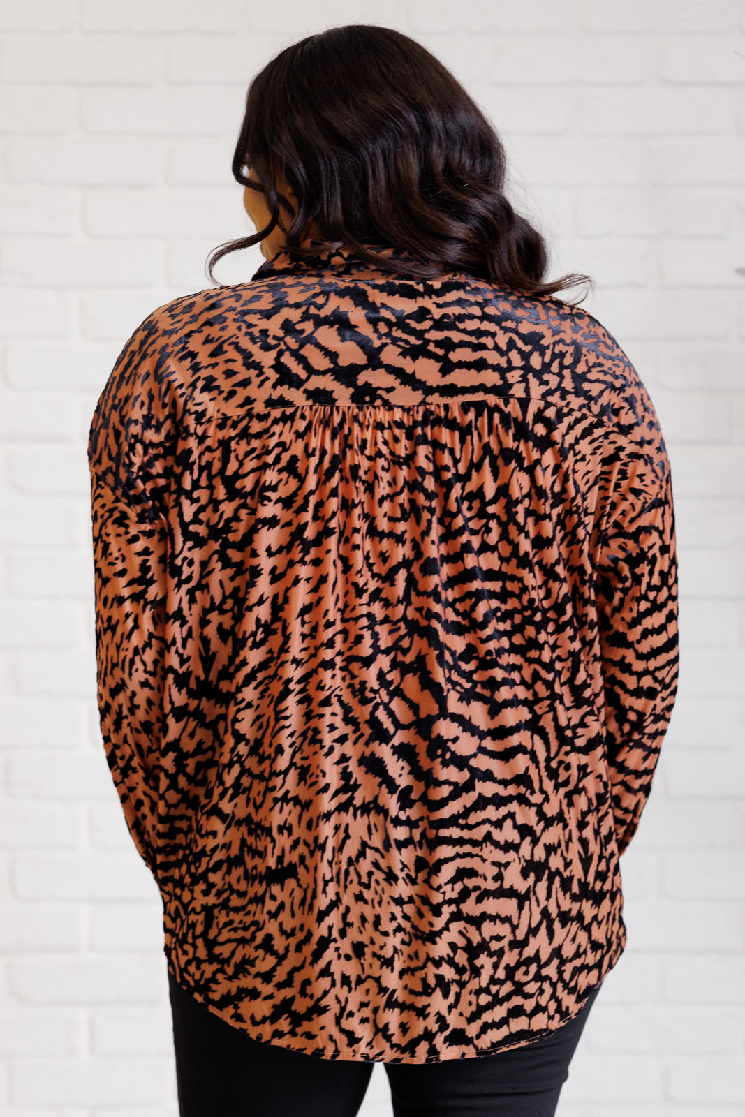 So Fierce Animal Print Blouse