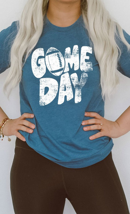 Distressed Game Day Graphic Tee PLUS