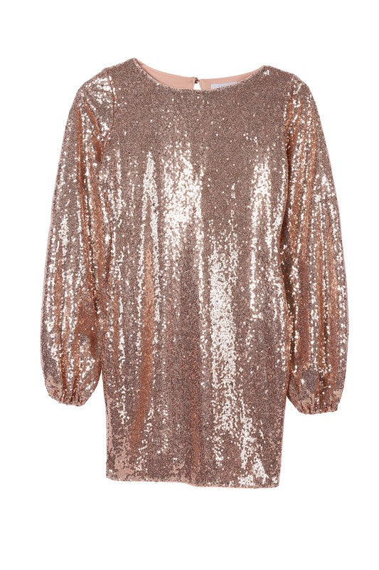 Sequin mini dress