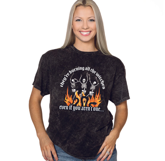 Taylor Swift Inspired Halloween Tee "They're Burning All The Witches"